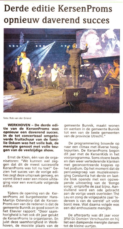 Recensie I-Kersenproms, 27 juni 2015