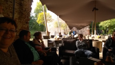 Terras bij Kasteel Duurstede, 13 september 2015