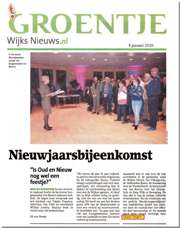 © Nieuwjaarsbijeenkomst, 6 januari 2020 © Nieuwjaarsbijeenkomst, 6 januari 2020